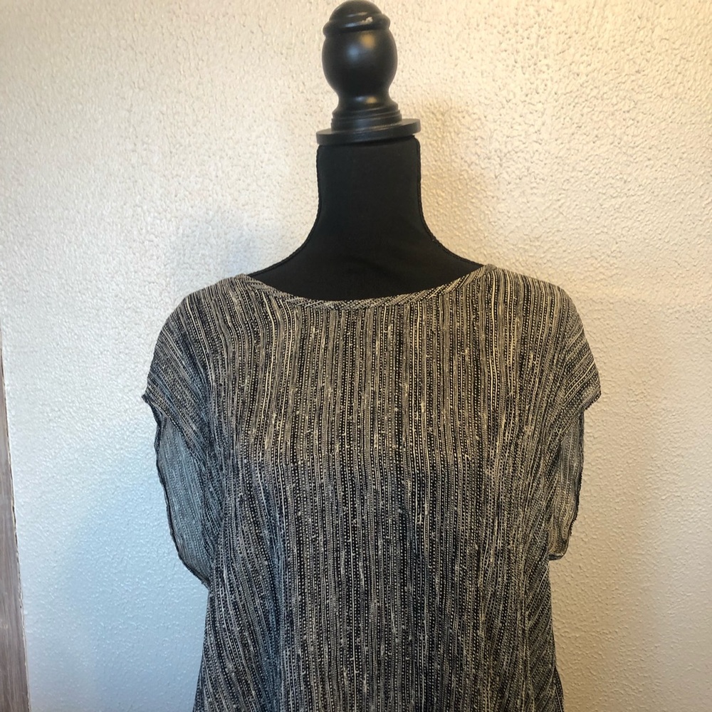 SOLD Eileen Fisher top with full camisole - barely worn